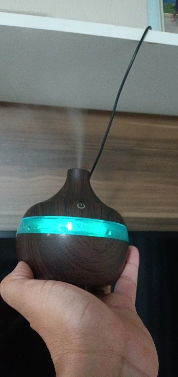 Wood Humidifier 300ML USB Air Humidifier photo review