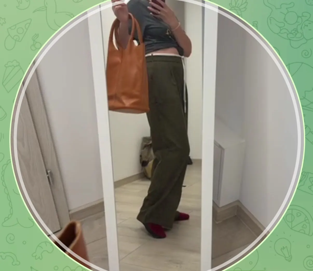 Soft Leather Commuter Tote Bag photo review