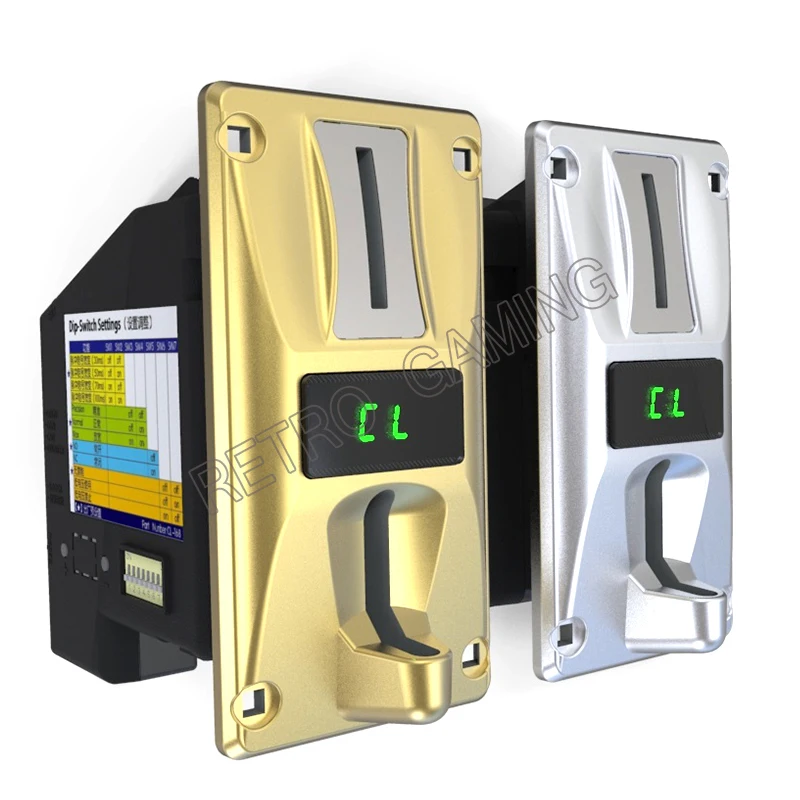 CL-168 Multi Coin Acceptor Selector With LED Accept 8 Coins Electronic Programmable for Massage Chair Arcade Vending Machine