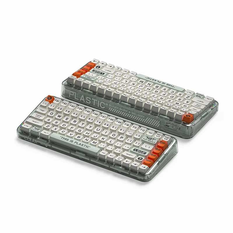 MelGeek Mojo84 Plastic Advance See-through Custom Programmable 75 