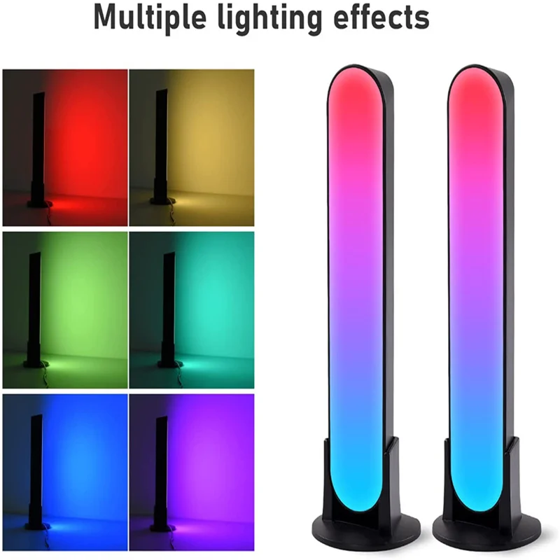 RGB Symphony LED Desktop Night Light - App Controlled Music Rhythm Atmosphere Lamp