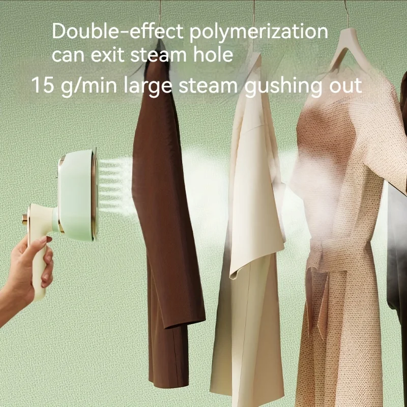 مكواة بخار صغيرة للتدفئة السريعة، مكوّاة محمولة با...