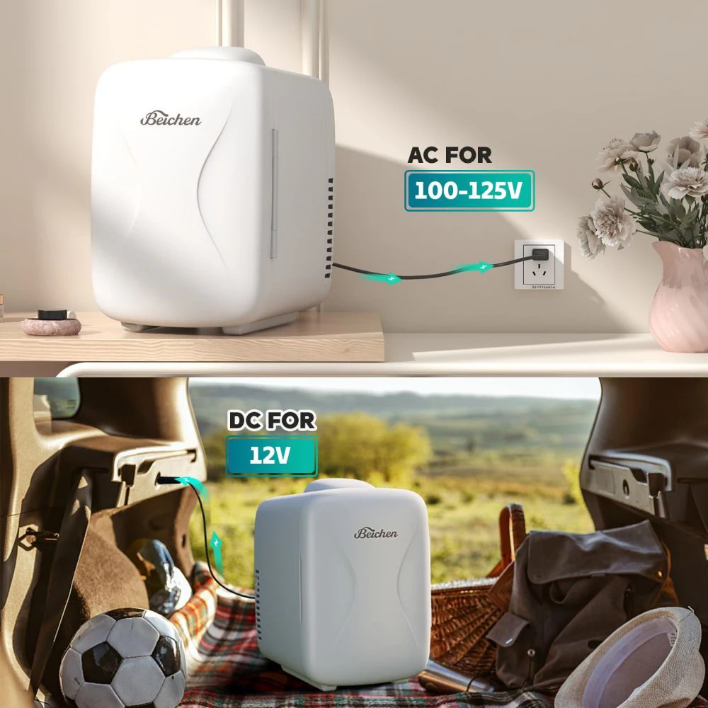 Multifunctional Mini Fridge,for storing food,drinks,snacks,breast milk,cosmetics,skincare products,a personal skin care fridge