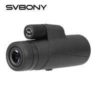 SVBONY Monoculars 8x42 Hand Focus Telescope Glass Lenses BK7 Prism for Hunting Hiking Birdwatching Waterproof Binoculars F9116AB 1