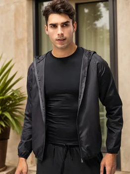 Men's Sports Jacket - Lightweight and Breathable Running and Training Jacket for Fitness and Outdoor Activities 3