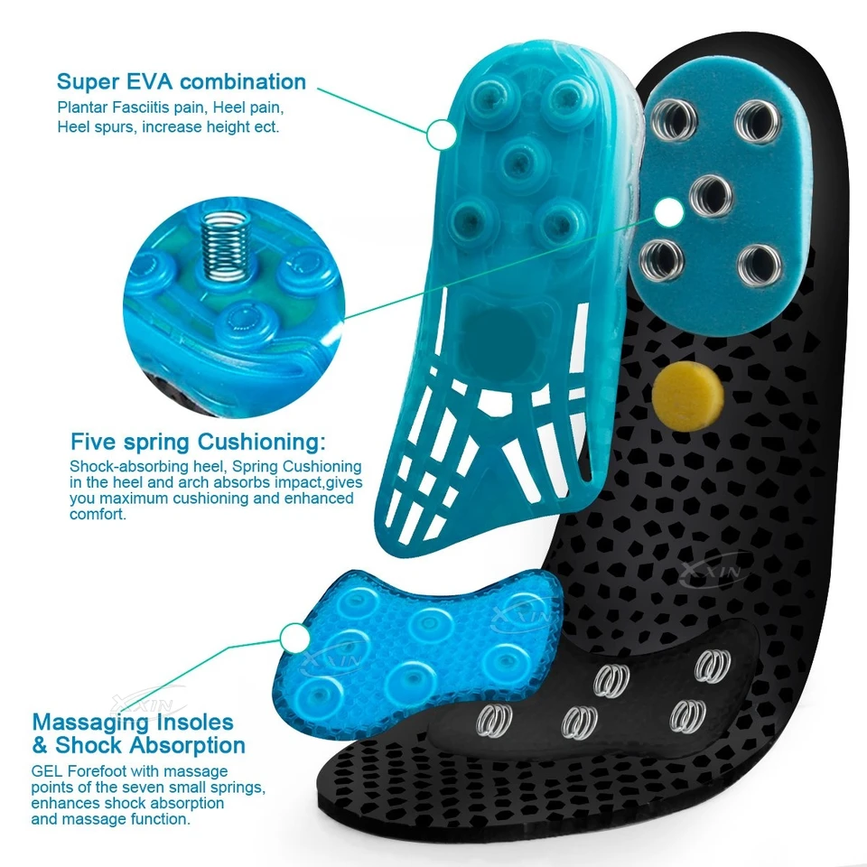 Silicone Gel Kids Arch Support Insole - Full Length Children Flat Feet Orthotic