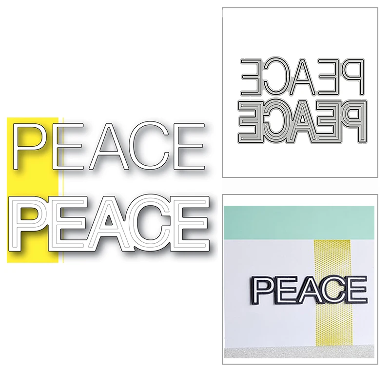 2025년 신상품 Believe Wish Words 금속 커팅 다이, 스크랩북킹 카드 제작, 친구 최고의 편지 문구 스텐실