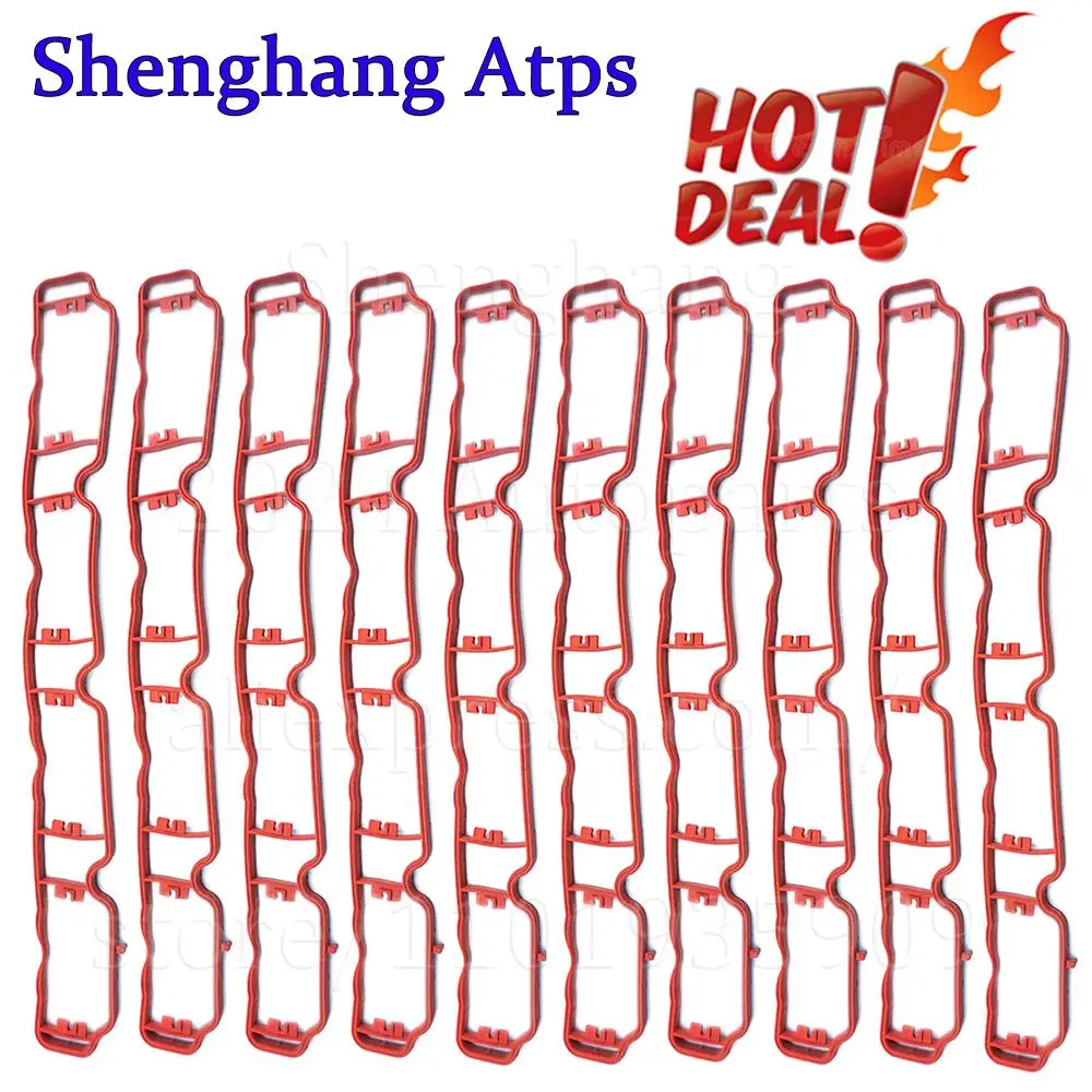 2.0T TSI Intake Manifold Gasket Seal 10 Pcs For VW Golf Passat Tiguan Beetle CC Audi A3 TT 06F129717D 06J 133 201G 06J 133 201AL