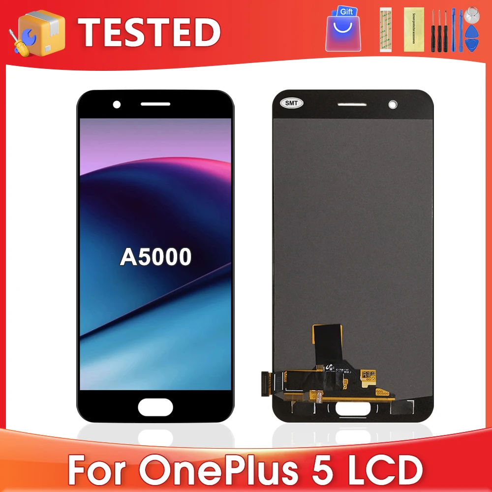 

5.5''For OnePlus 5 For Ori 1+5 A5000 LCD Display Touch Screen Digitizer Assembly Replacement