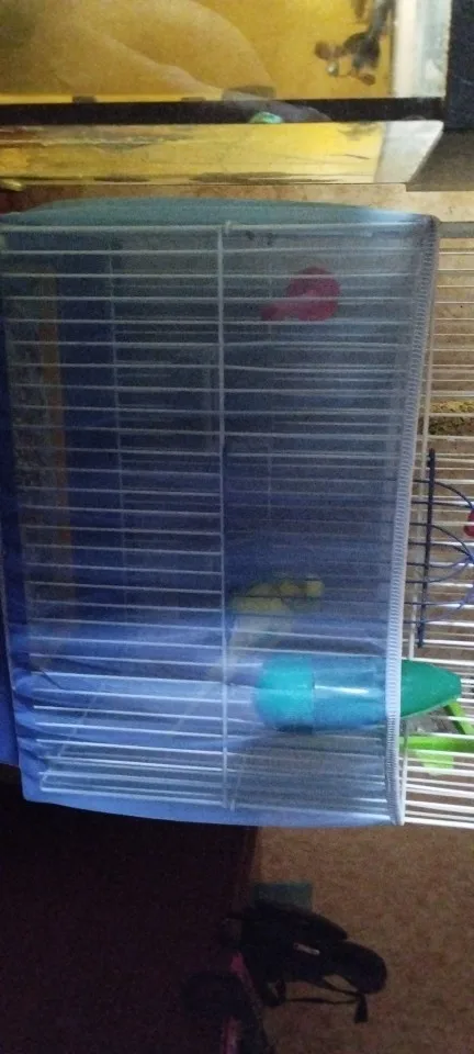 Cage Care, Stretchy Mesh Bird Cage Cover for Easy Cleaning and Guarding photo review