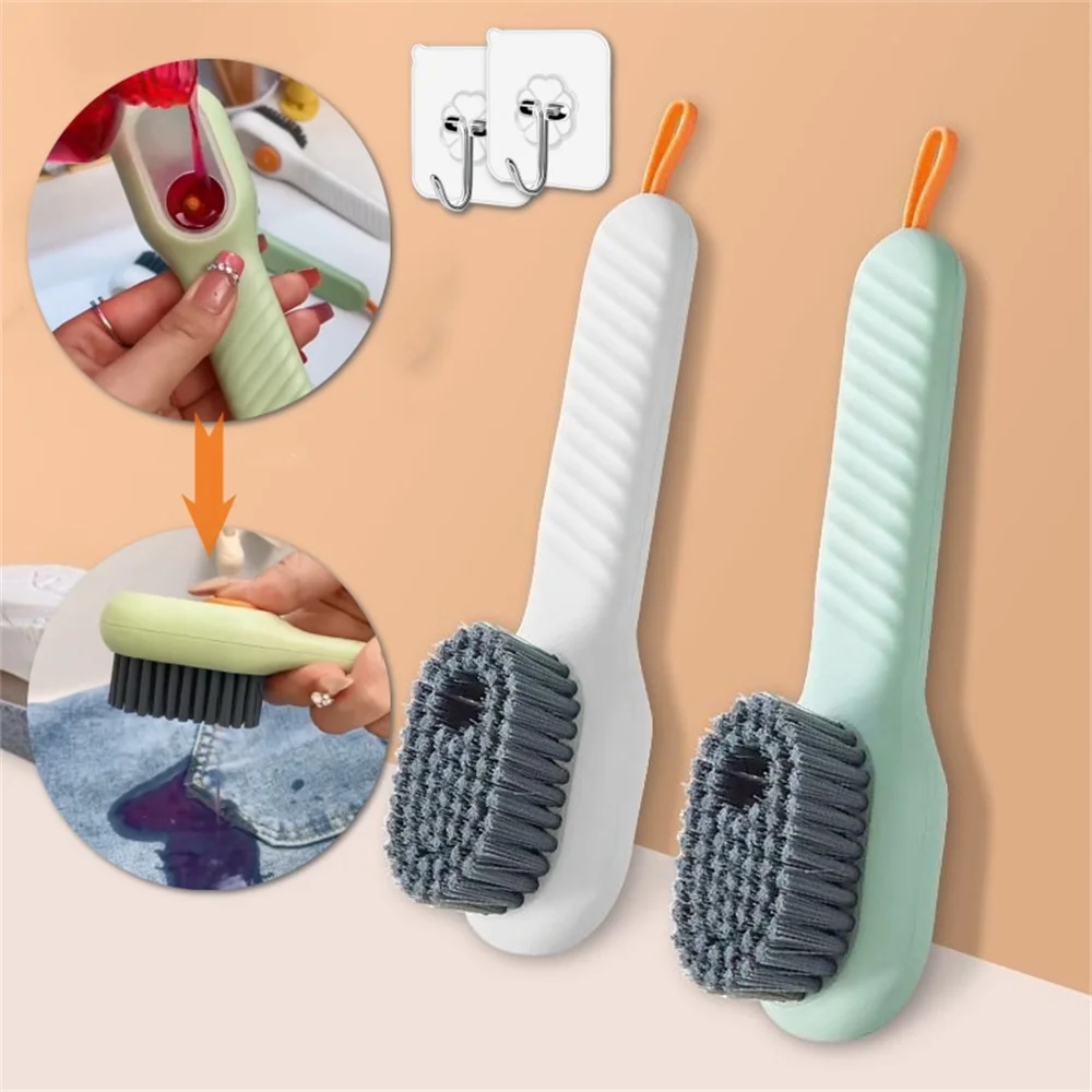 

Multifunctional Cleaning Brush Shoe Clothing Board Brush Laundry Brushes Washing Clothes Soft Bristles Brush Home Cleaning Tool