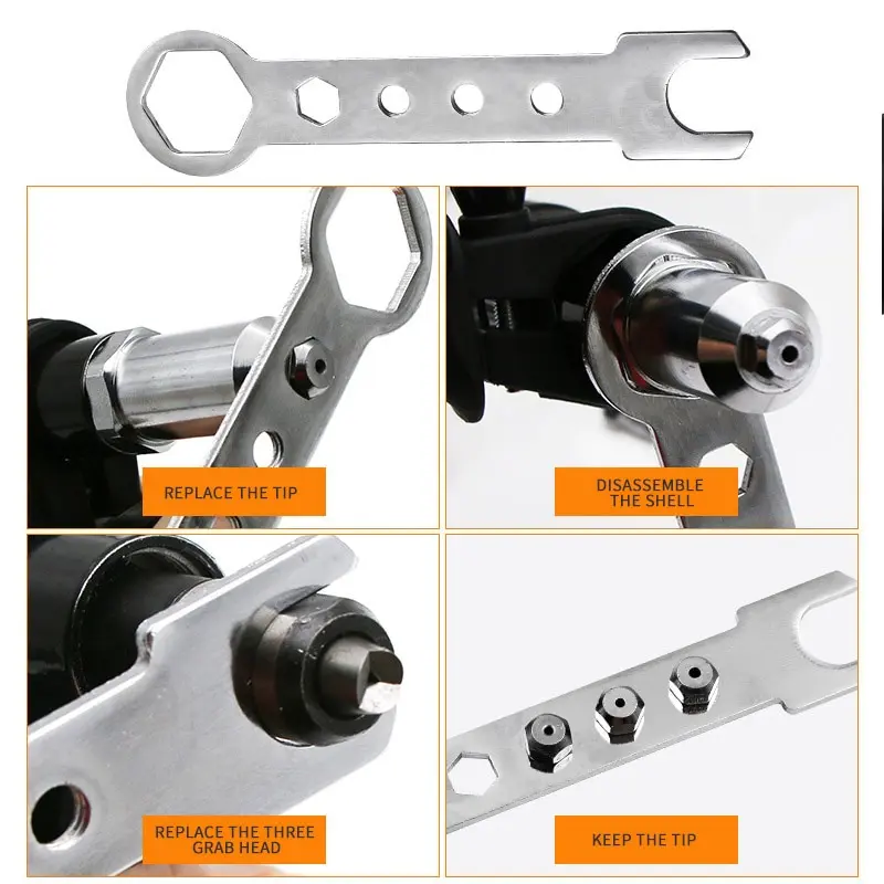 Rivet Gun Electric Rivet Nut Gun Cordless Riveting Tool