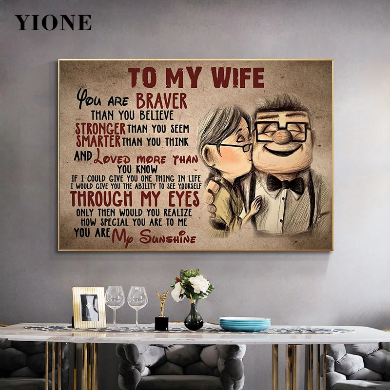 To My Dad Canvas Painting Wall Art Grateful Quote Lettere Postes And Prints Modern Family Picture For Living Room Home Decor