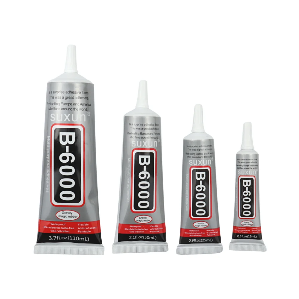 투명 접촉 다이아몬드 DIY 범용 휴대폰 수리 접착 유리 플라스틱, 어플리케이터 팁 포함, 15ML, 25ML, 50ML, 110ML