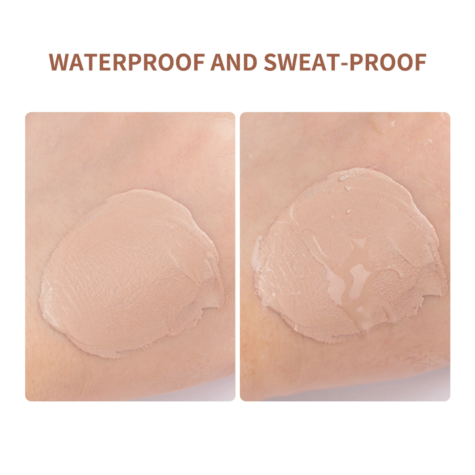 Liquid Foundation Color Changing 4 in 1 Moisturizing SPF 30+ Hydrating Color Longwearing Waterproof Travel Coverage Makeup Base