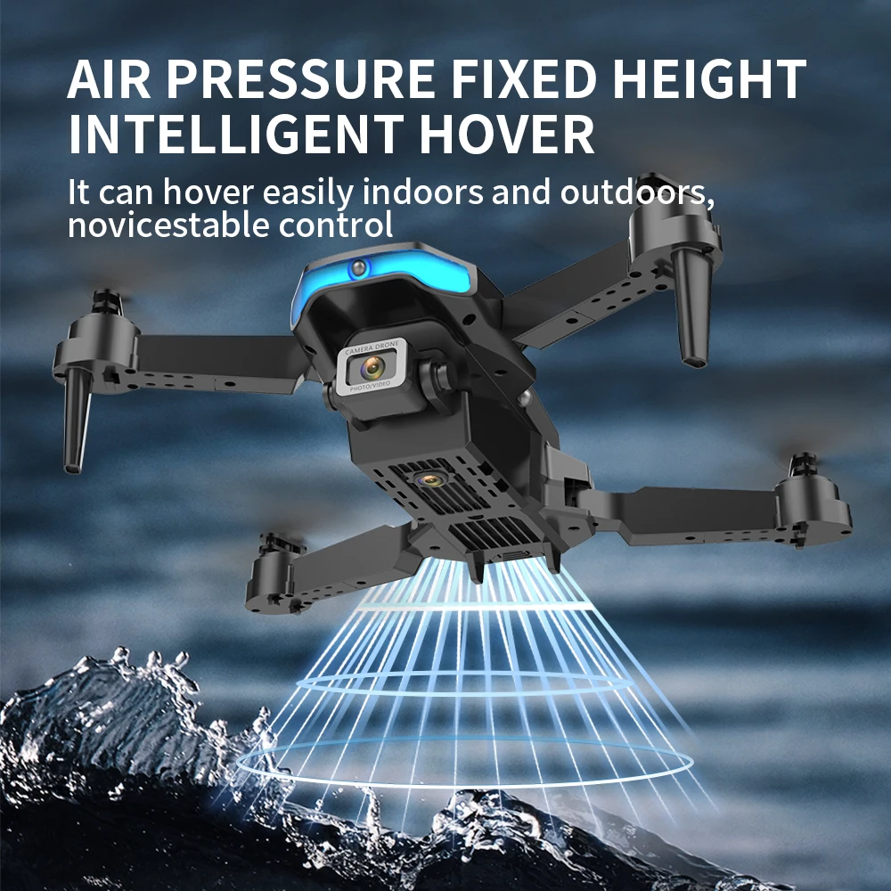 Drone 4k Profession HD Wide Angle Dual Camera Air Pressure Altitude Hold Foldable Quadcopter RC Dron Real-time Helicopter Toys scale rc helicopters