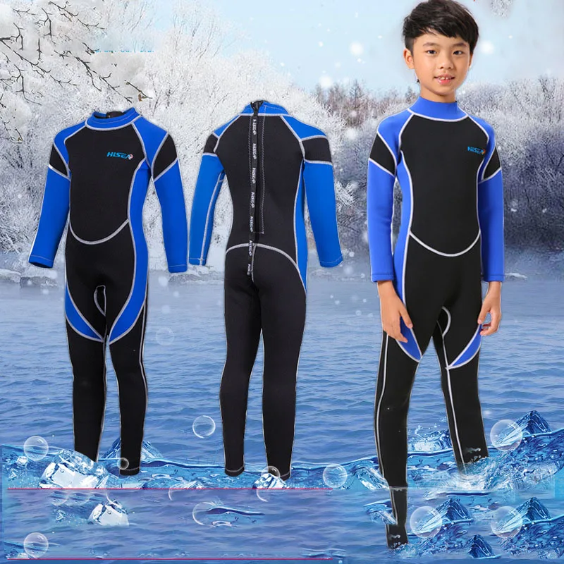 Combinaison Néoprène Enfant 2.5 Mm Summshall - Protection UV50+ Pour Natation, Plongée & Surf - Garçons Et Filles