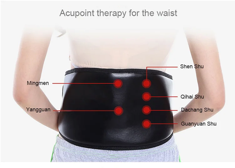 Electronic Muscle Stimulation Electrode Pulse Tens Unit Therapeutic Belt For Lumbar Muscle Strain 11