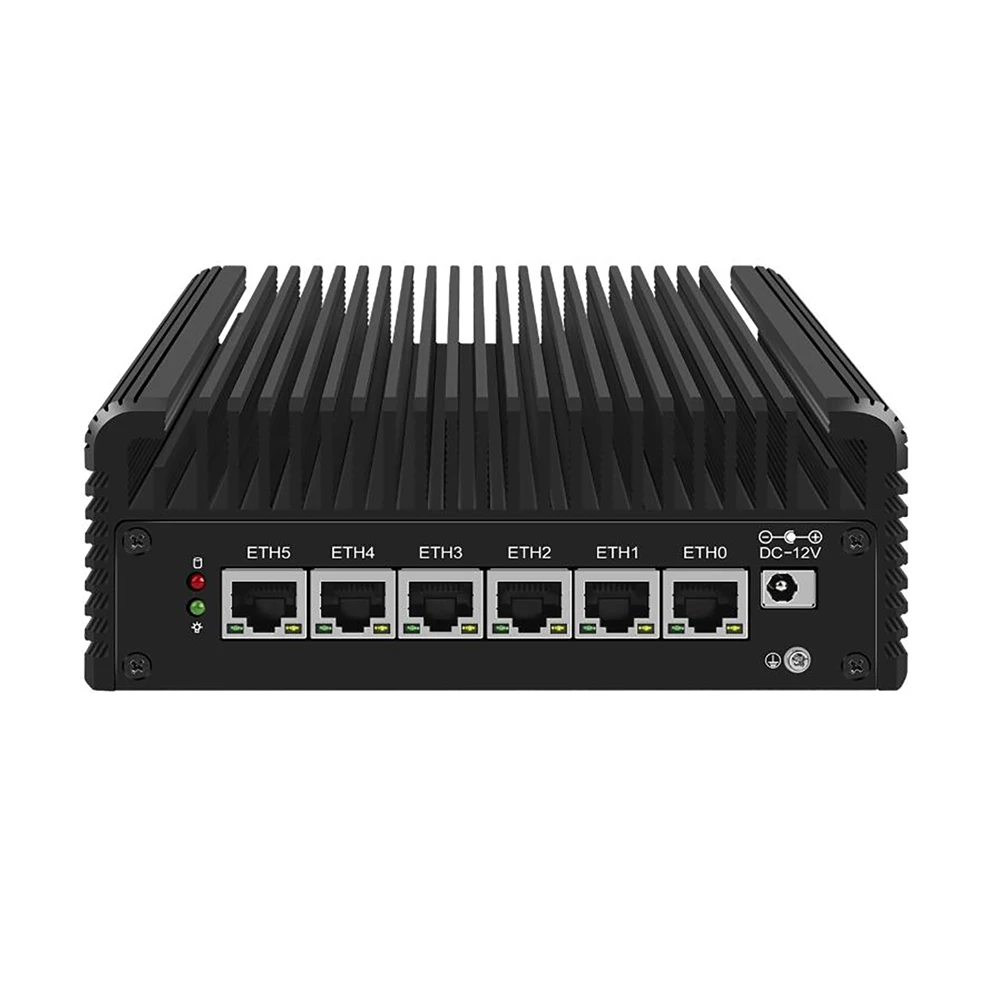 Micro Firewall Appliance,Mini Pc,Router Pc,Hunsn Rj24,Pfsense Plus,Mikrotik,6Intel 2.5Gbe I226-V,Hd,Dp,Usb3.2,Type-C,Tf