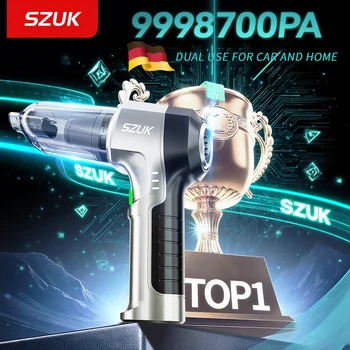SZUK 2026 New Portable Vacuum Cleaner Powerful Suction Handheld Mini Vacuum Cleaner Blower 6000mAh Wireless Car Vacuum Cleaner 1