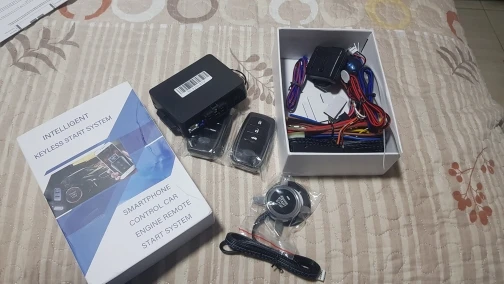 K5 Remote Starter and Car Alarm Smart App Remote Start Stop System for Cars Engine Push Start System with Auto Ignition Button photo review