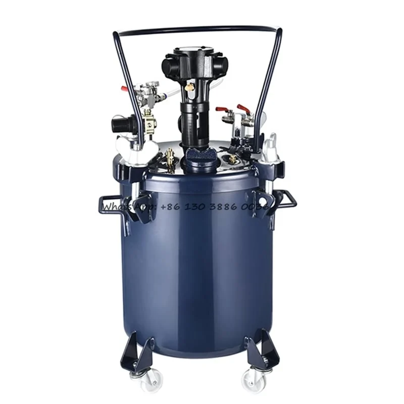 Commercial 20L High Performance Pneumatic Stirring Automatic Mixing Paint Pressure Pot Tank with Air Powered Mixing Agitator dispensing mixing cups with precise scale silicone stirrer stick mixing resin epoxy liquid paint stir stick stirring rod 264e