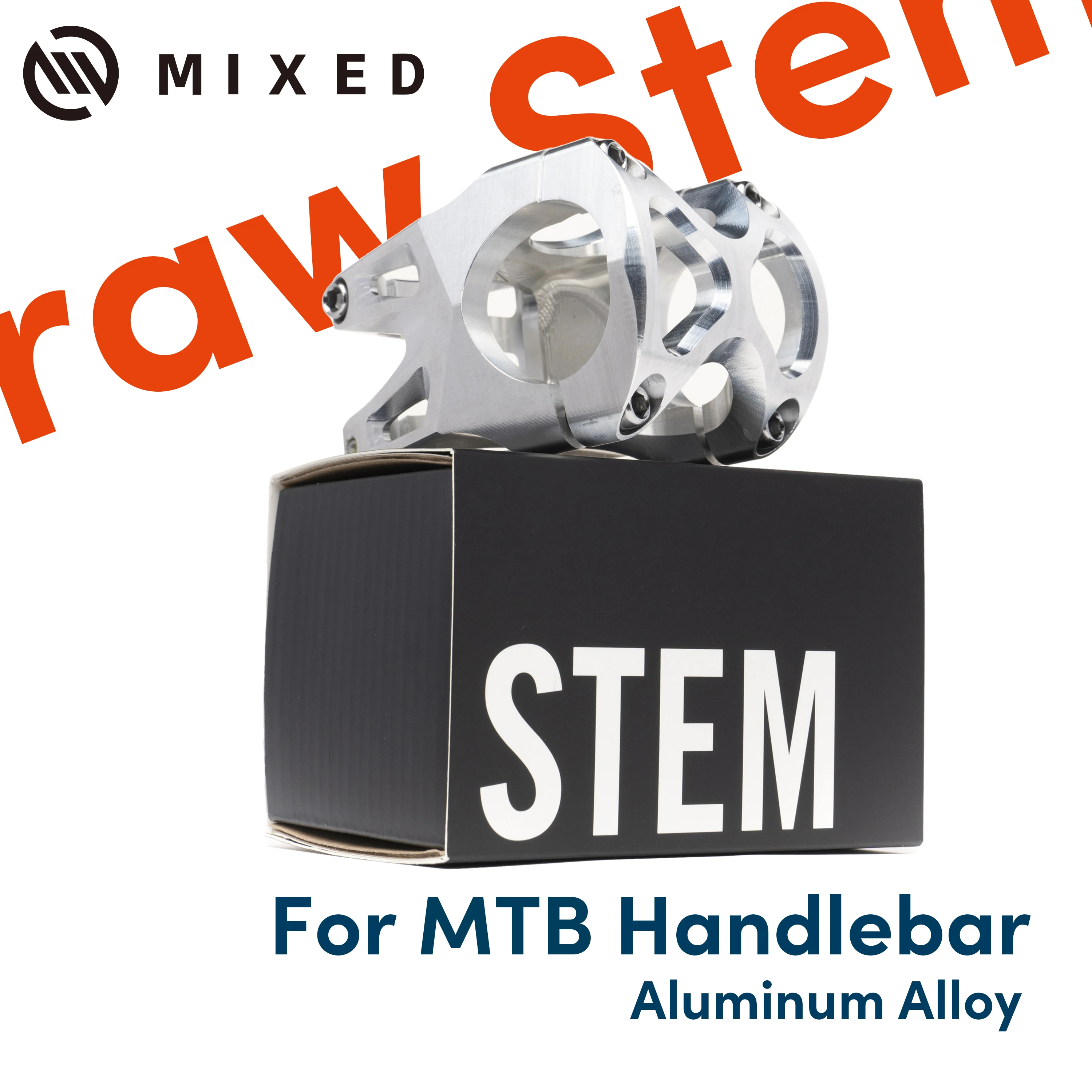 MIXED MTB Stem 45mm Length For 31.8mm and 35mm Handlebar Aluminum Mountain Bike Cycling Bicycle Parts