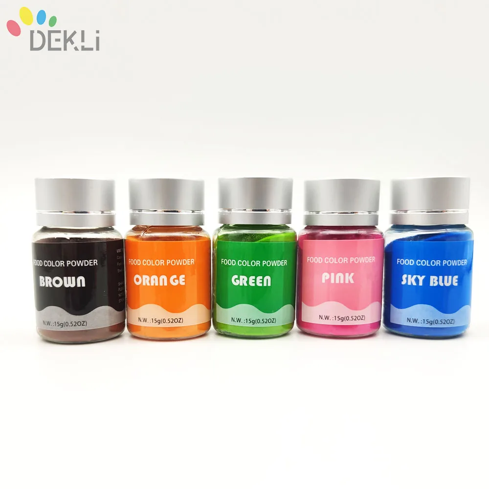 Food Grade Dust Color Powder for Decoration Macaron Cake Cream ice cream Fondant for Food Colorant Powder use Airbrush