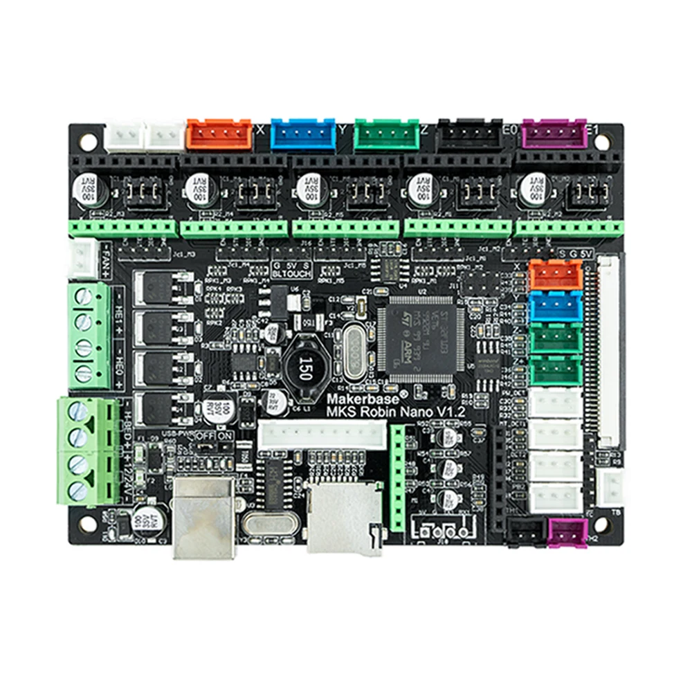 Printer Control Board Mks Robin Nano V1.2 Suporte a Placa Mãe 32bit Marlin2.0 Tft 3.5 Touch Screen Makerbase3d - Imagem 6