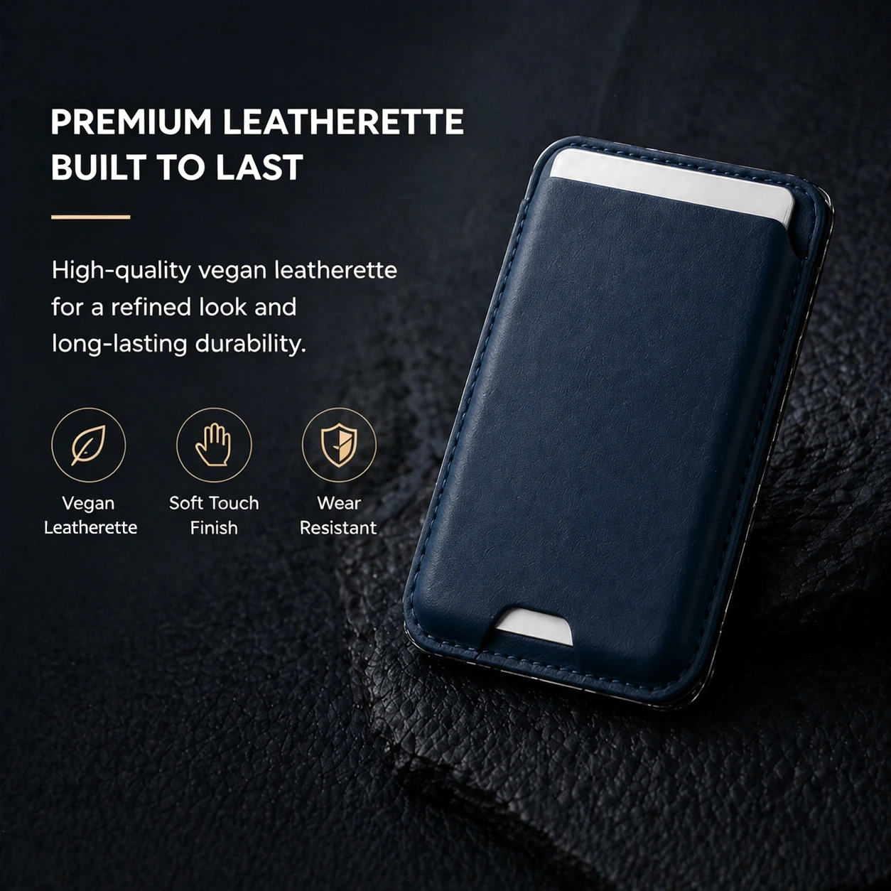 Deluxe Magnetic Card Holder Wallet Bag