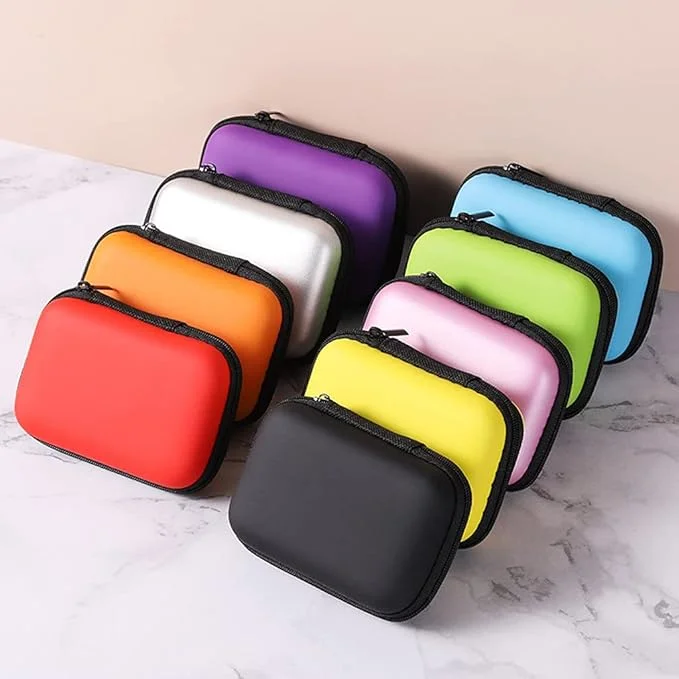 Headphone Storage Bag 1pc Portable Waterproof EVA For Travel
