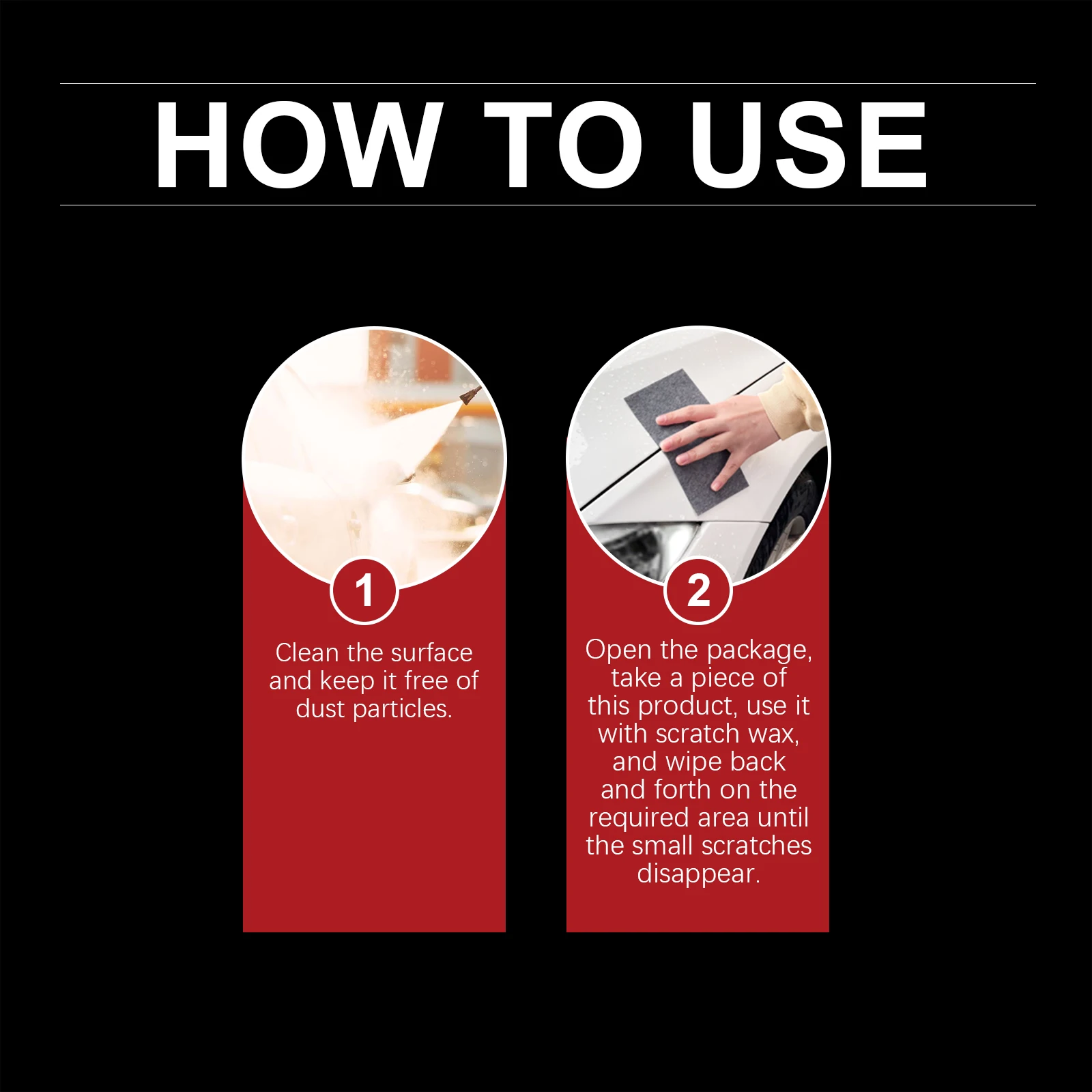 Car Scratch Remover Cloth For Paint Scratch Repair