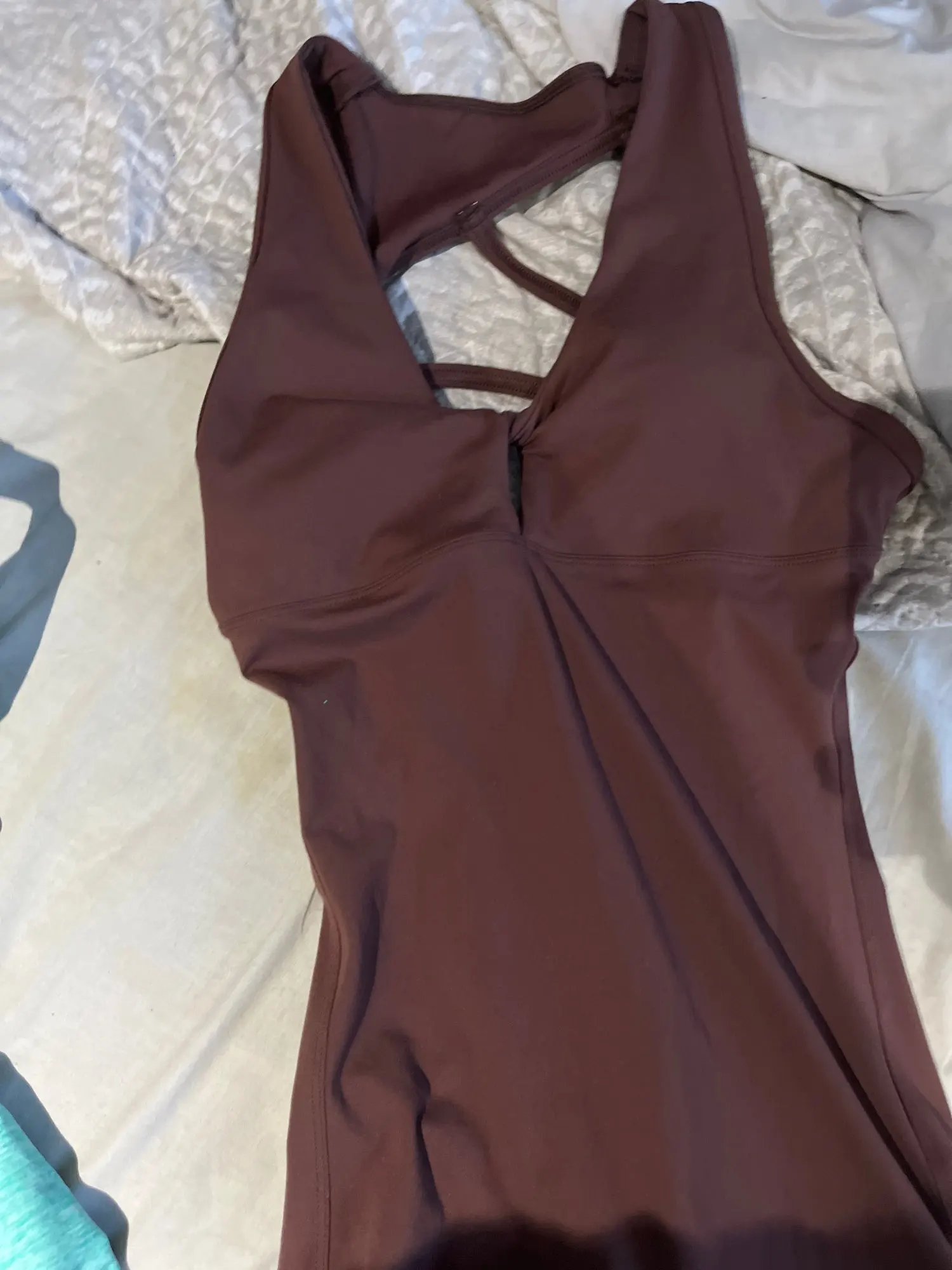 Sleeveless One-Piece Yoga Jumpsuit with Stretch Leggings photo review