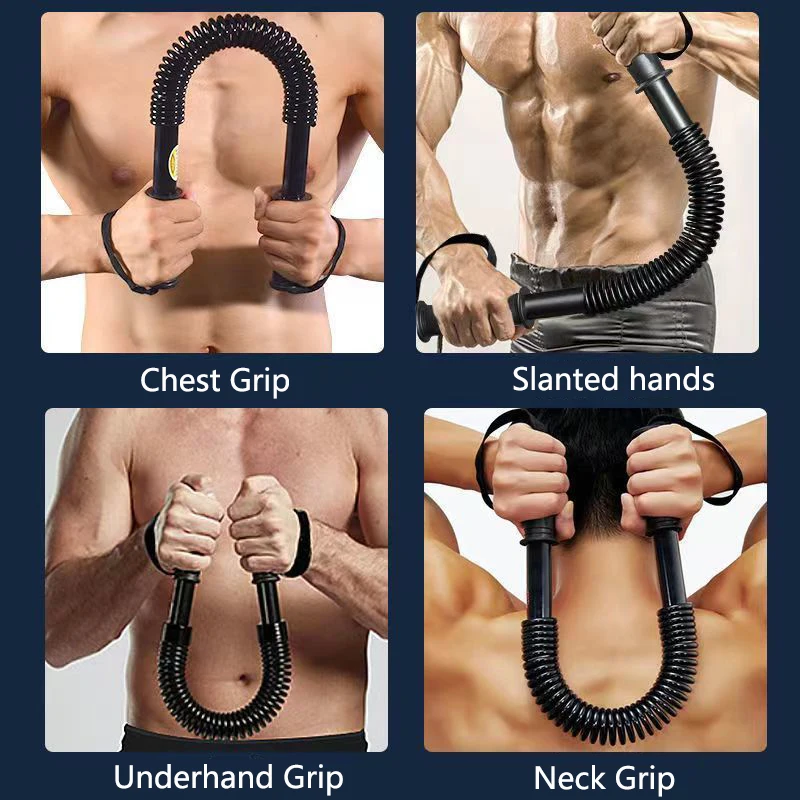 20-60kg Spring Arm Strength Device Arm Chest Muscle Exercise Muscle Training Equipment Men's Home Spring Strength Stick arm strength trainer fitness spring stick
