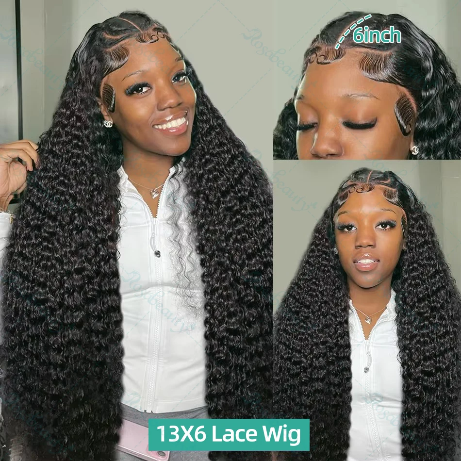 Mossily Brazilian 220 Density 30 40 Inch Deep Wave 13x6 HD