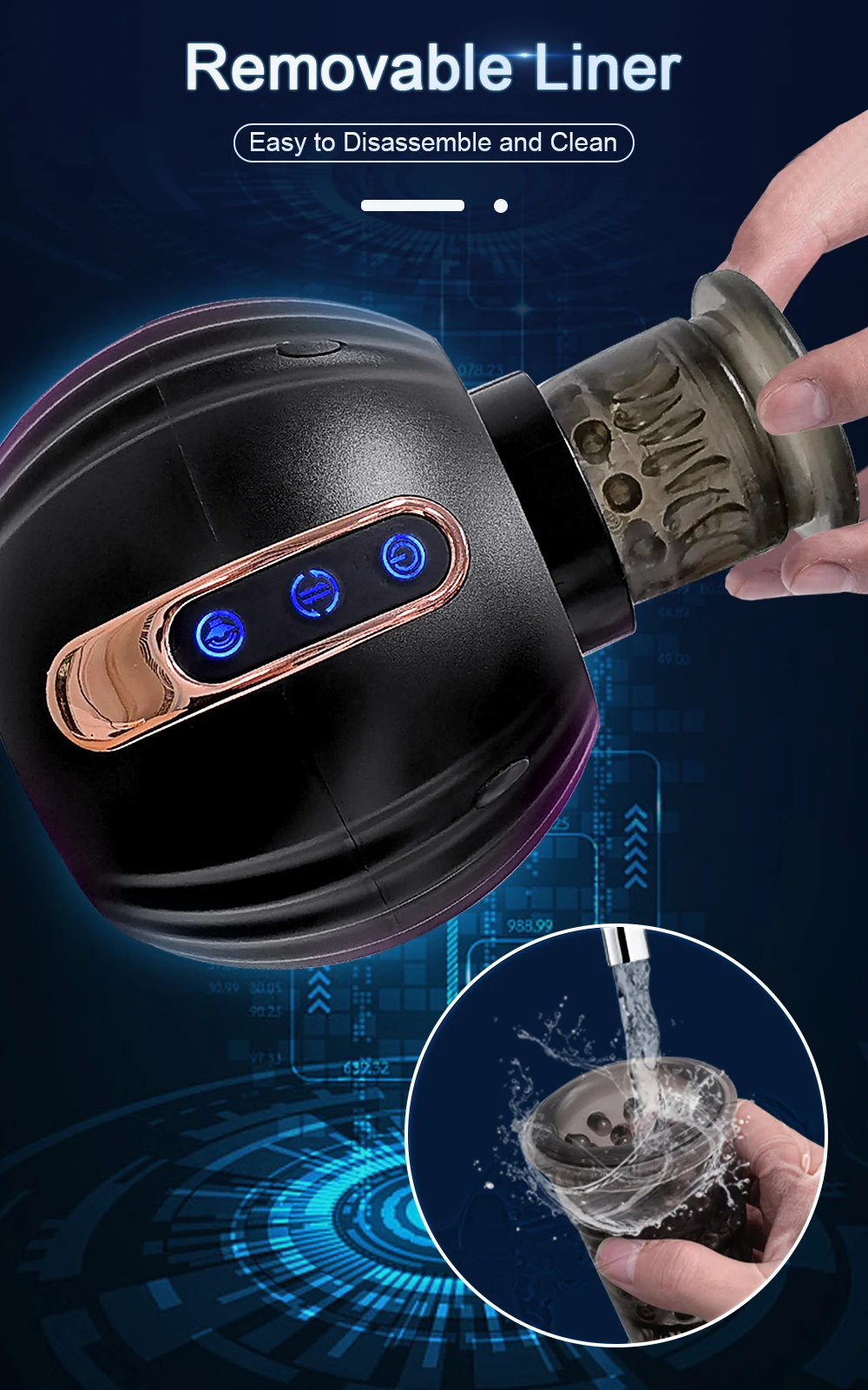 Automatischer männlicher Masturbator, Teleskop-Rotations-Masturbationskolben, Mastubator-Ausrüstung, Waren für Erwachsene_voghion.com