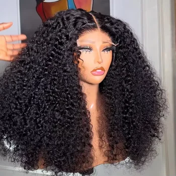 Deep Curly Short Bob Wig 250% Density Brazilian Hair Deep Wave 13x4 Hd Lace Frontal Wig Glueless Curly Human Hair Wigs For Women 1