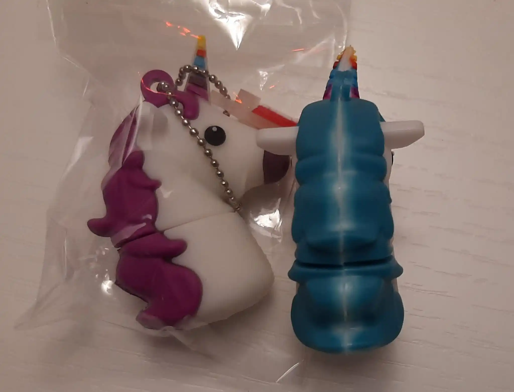 Hot Sale USB Flash Drives 128 GB New Unicorn Memory Stick 64GB My little pony Pen Drive Free Key chain Cartoon Pendrive 32GB toy