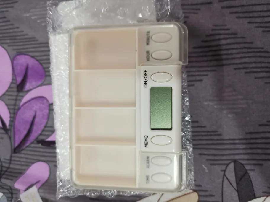 Porta Comprimidos com Alarme Despertador photo review