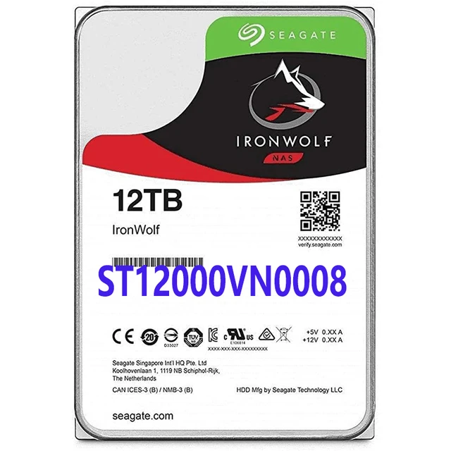 Disque dur Seagate 8To interne NAS HDD IRONWOLF 256 Mo 3,5