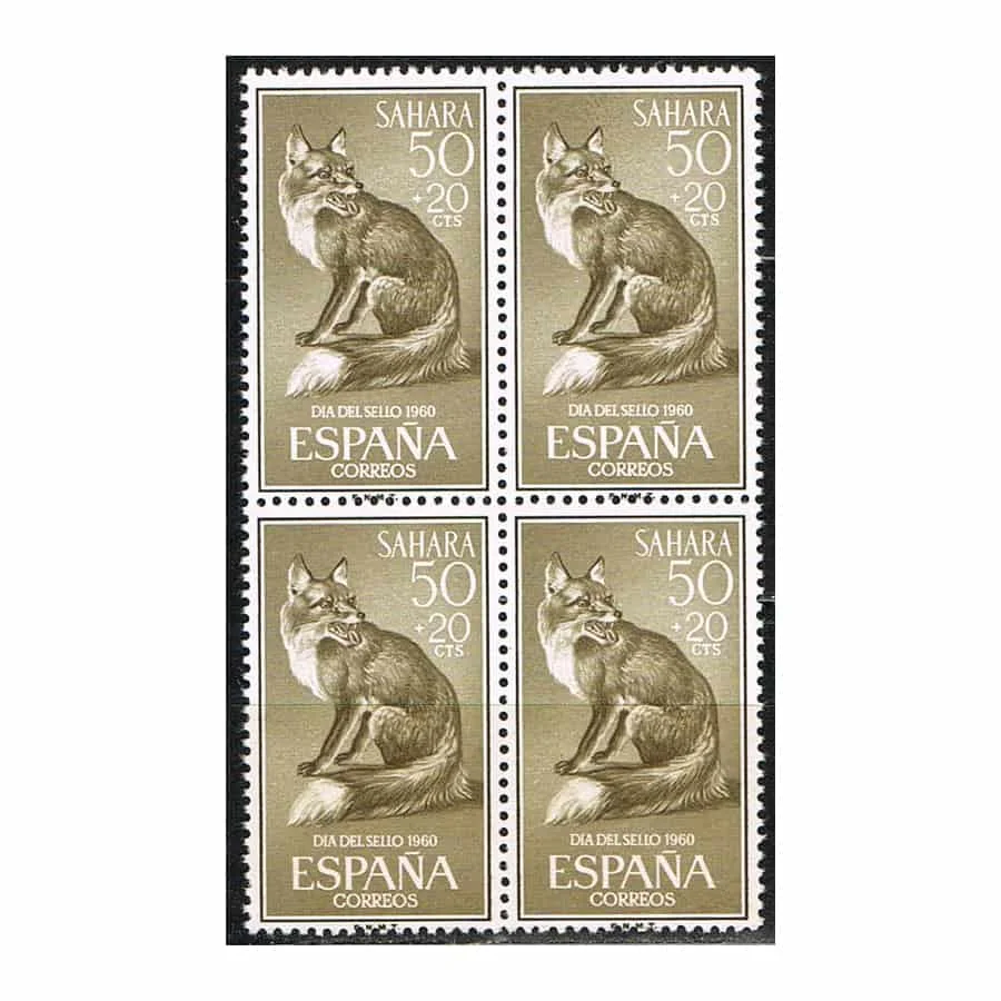 D0215B # Sahara 1960. B4. Seal Day 50 + 20C (Mnh) - Ed #210