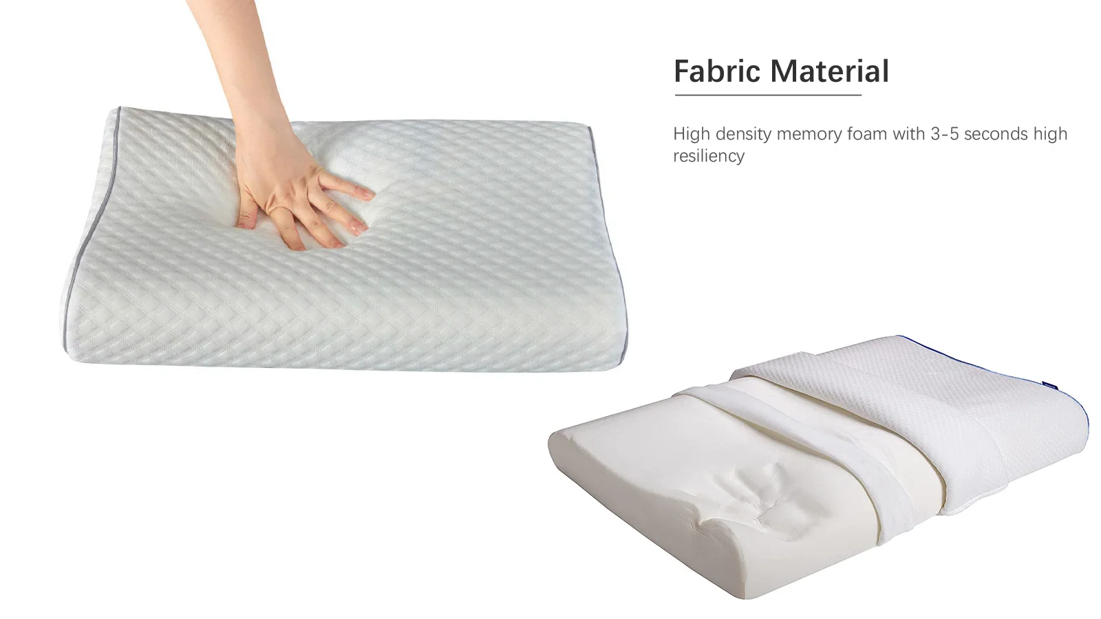Qiumi Smart Sleeping Monitoring Memory Foam Pillow Smart management by TUYA APP The heating function is the Favorite for people