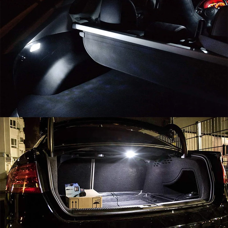 White 18LED Luggage Compartment Interior Light Trunk Lamp For Honda Civic Fit Ac
