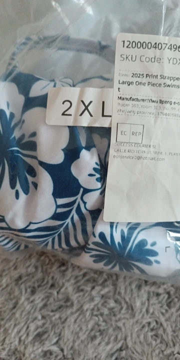 2025 V Neck Print Strapped Plus Size Tankini Set Women Cross Push UP Lady Large Bikini Brazilian Chubby Beach Curvy Bathing Suit photo review