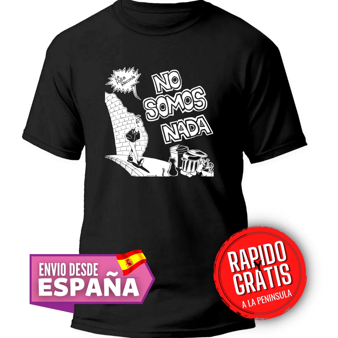 Introducir sábado Alentar Camiseta LA POLLA RECORDS Personalizada NO SOMOS NADA ViniloTextil 100%  Algodón Banda Grupo Punk Ska
