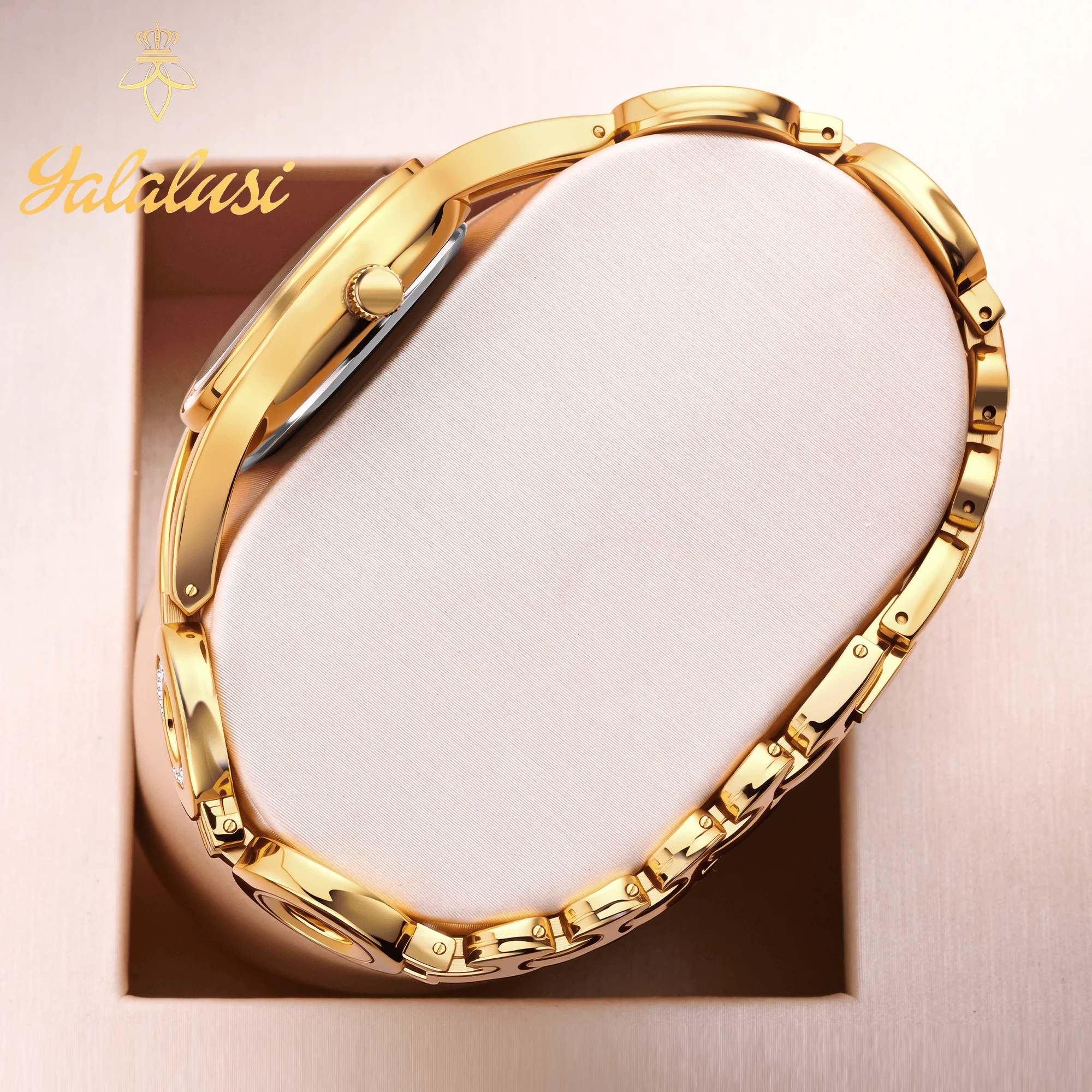 Orologio donna oro con cinturino a bracciale quadrante piccolo_voghion.com