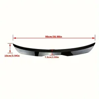 99Cm Universal Car Roof Spoiler Tail Wing For Seat Ibiza Leon Arona Tarraco Ateca 5F Mk3 Cupra Born Formentor ABS 3