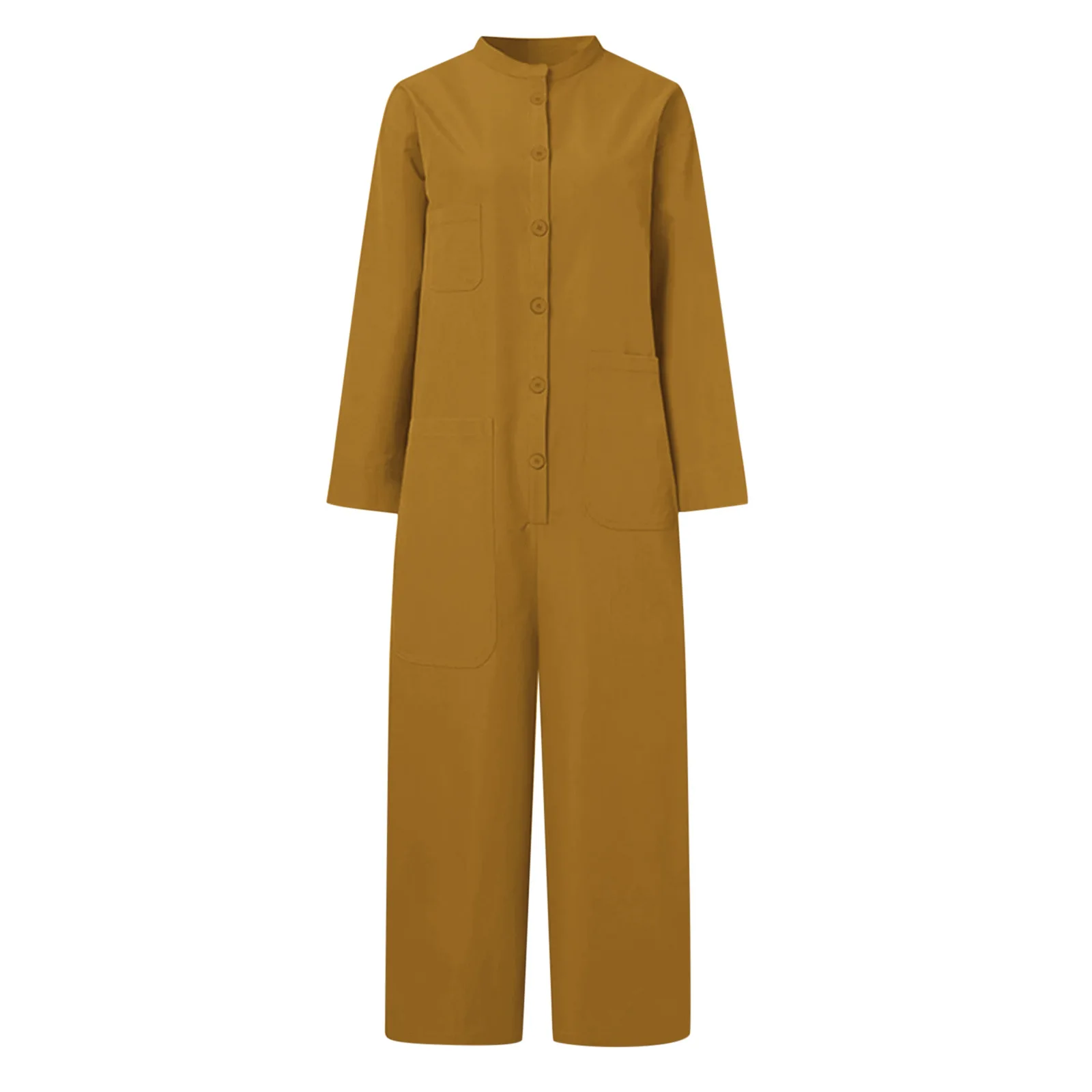 Ladies Onesie Bodysuits Trouser Pant Loose Causal Female Women Solid One-Piece Romper Overalls Jumpsuit Streetwear Plus Size 5