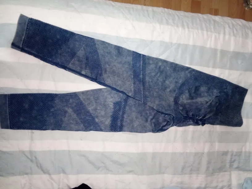 Women’s Seamless Tie‑Dye Yoga Leggings photo review