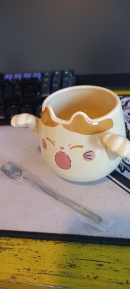 Kawaii Cat Paw Ceramic Coffee Cup - Limited Edition